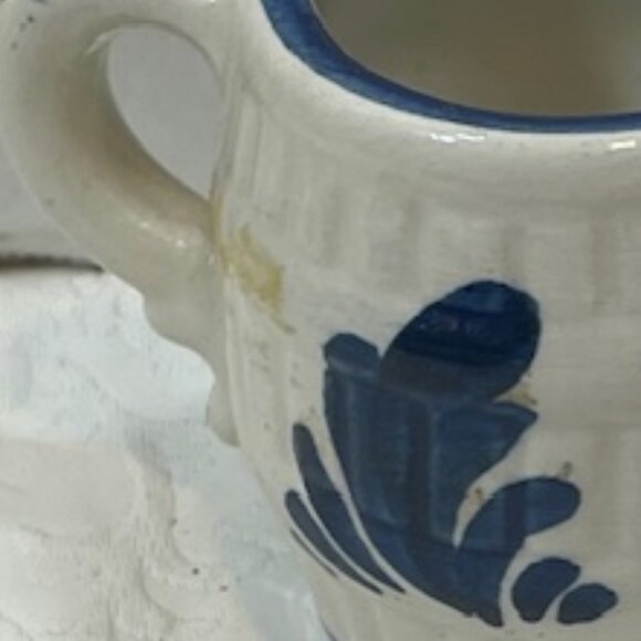 VTG Holland Dutch Windmill Hand Painted Ceramic Mini Stein/Tea Cup 2" Tall - Picture 13 of 13